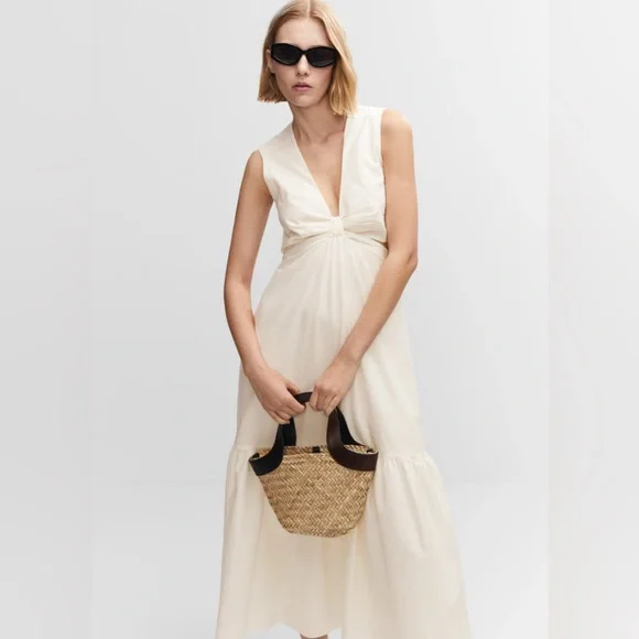 Mango Knot dress with openings - Picture 5 of 8